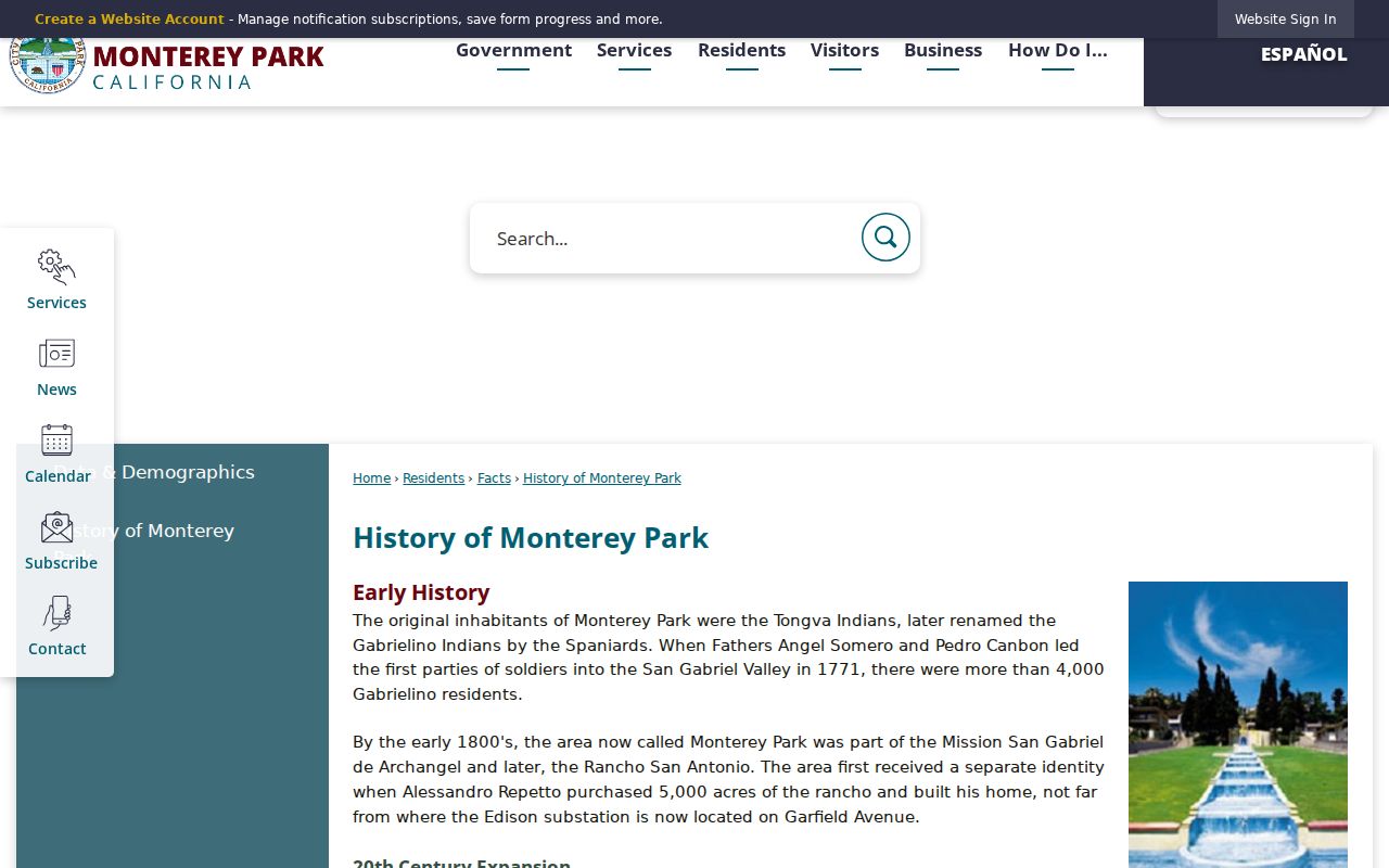 Monterey Park ZIP code development geography